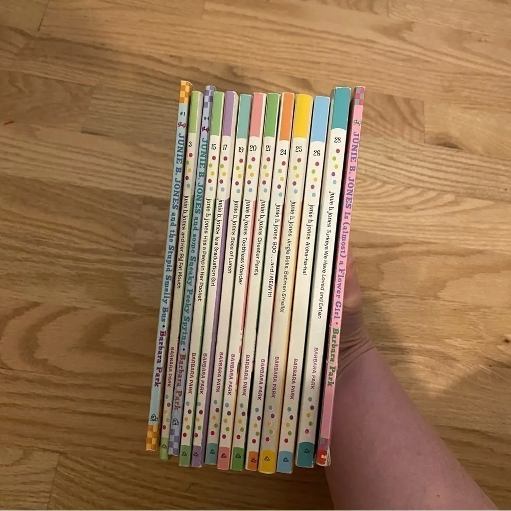 Junie B. Jones Book Lot Bundle Barbara Park 1,3,4,15,17,1920,21,24,25,26,28